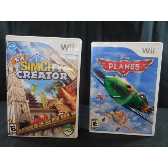 Nintendo Wii SimCity Creator + Disney's Planes Tested work - Picture 2 of 14